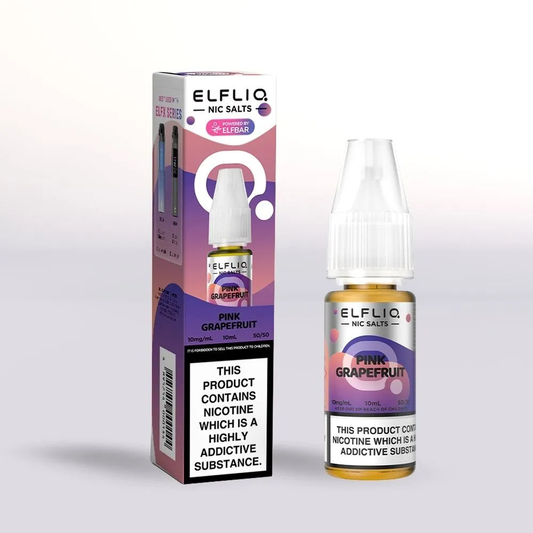 PINK GRAPEFRUIT- IE - ELFLIQ - 10mg LIQUID - 10 PACK