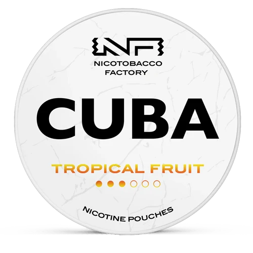 TROPICAL FRUIT - 3 Dot - NICOTINE POUCH - CUBA - 10 Pack